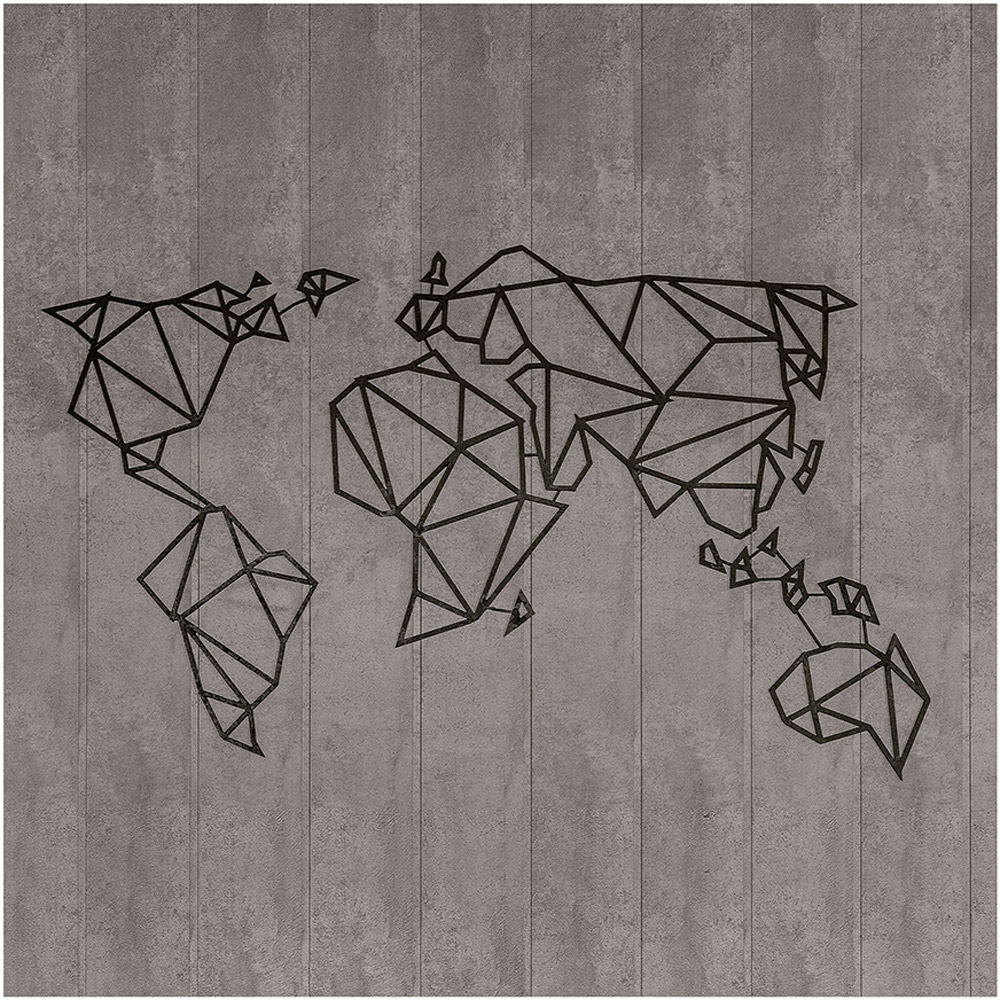 Mirrorstone Nexus World Map Picture Wi-Fi Infrared Heating Panel 350W 595 x 595mm Image 4