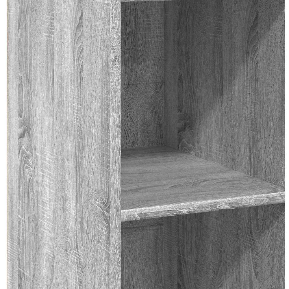vidaXL 4 Shelf Grey Sonoma Narrow Highboard Image 7