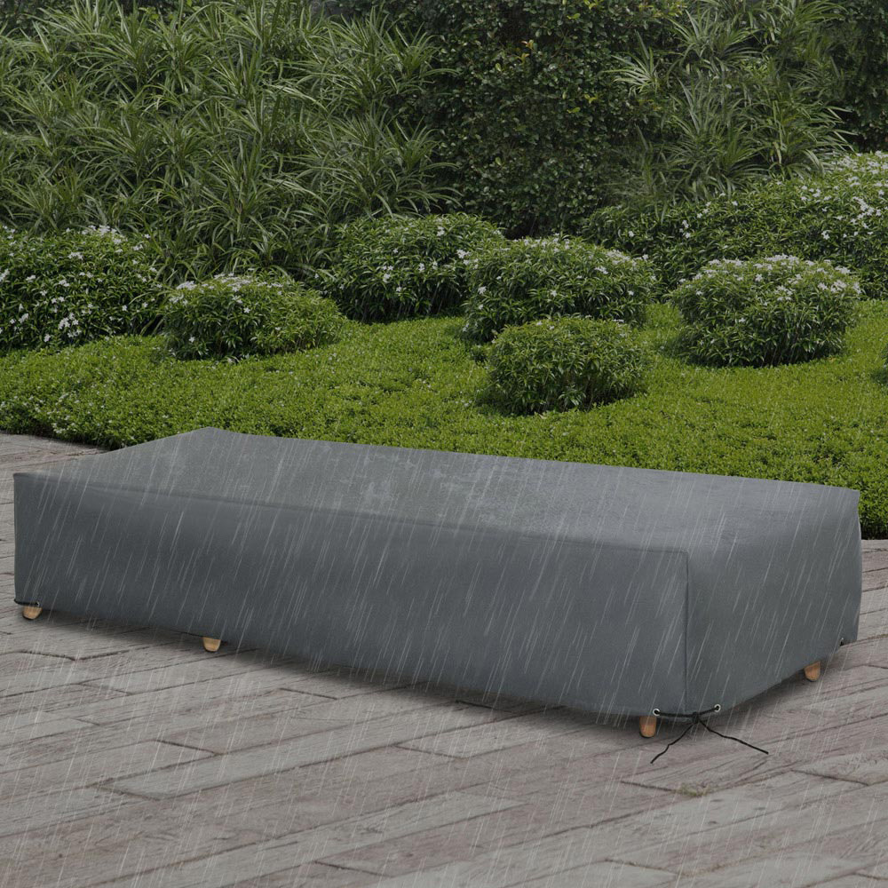 Outsunny Grey Outdoor Patio Furniture Cover 35 x 73 x 200cm Image 2