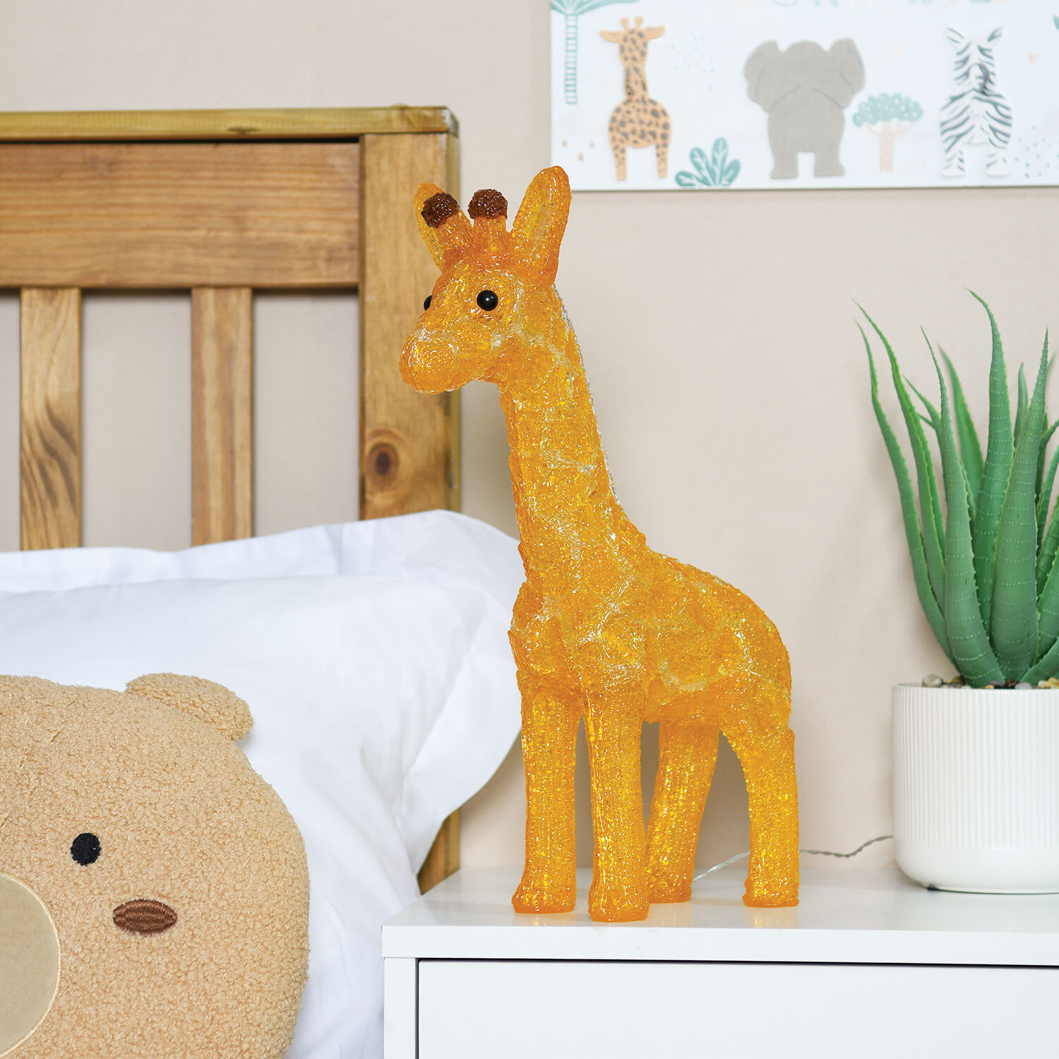 Acrylic Giraffe Light - Orange Image 2