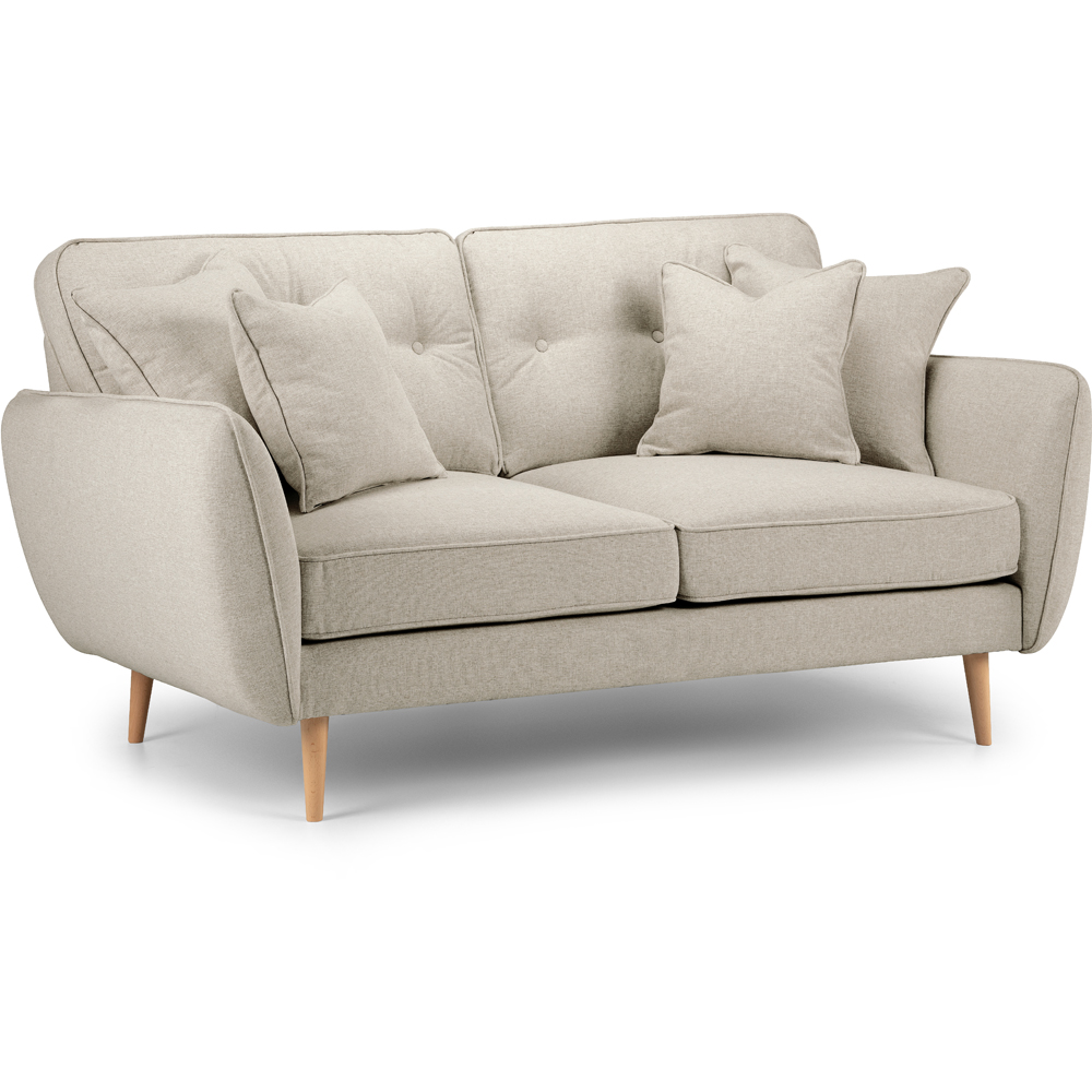 Opry Faro 2 Seater Button Back Linen Sofa Image 2