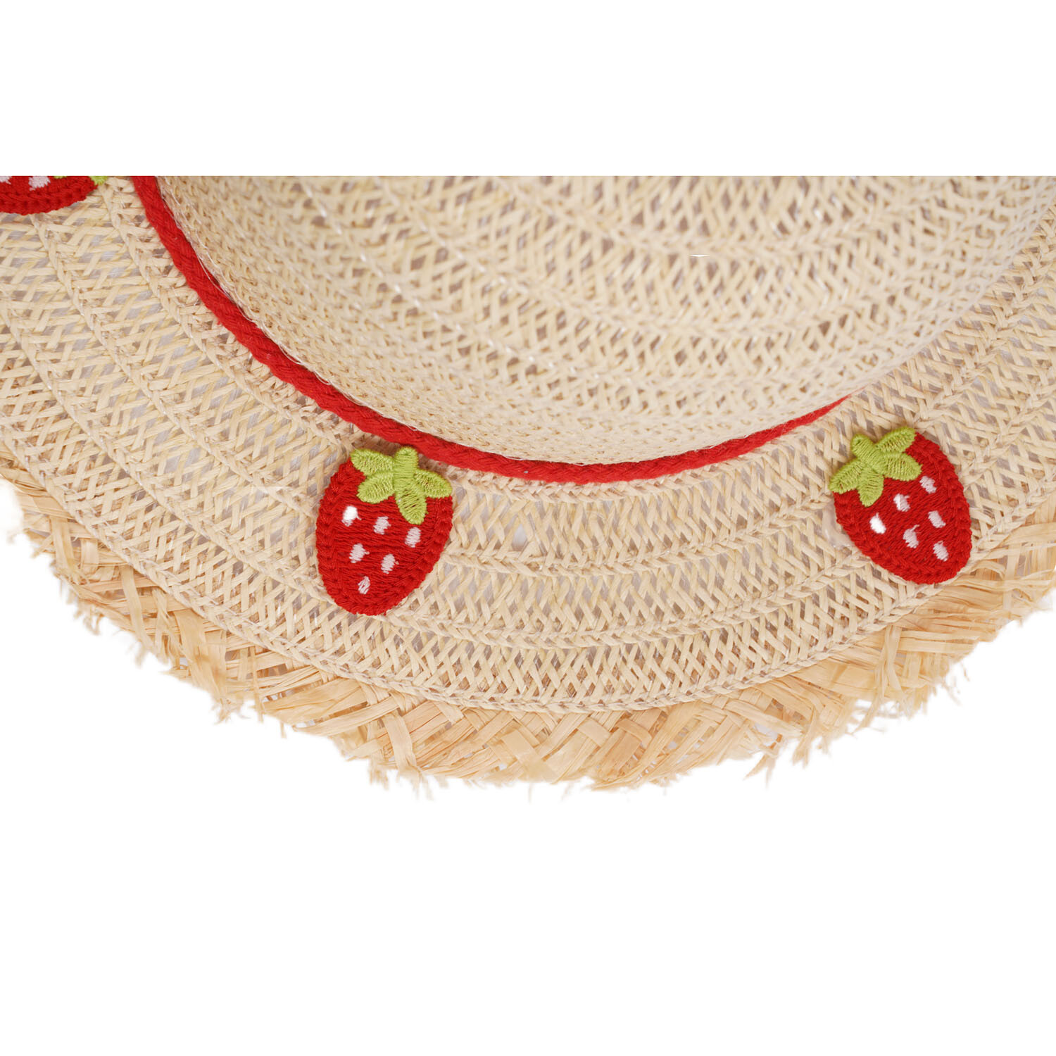 Kids Strawberry Summer Hat - Multicolour Image 4