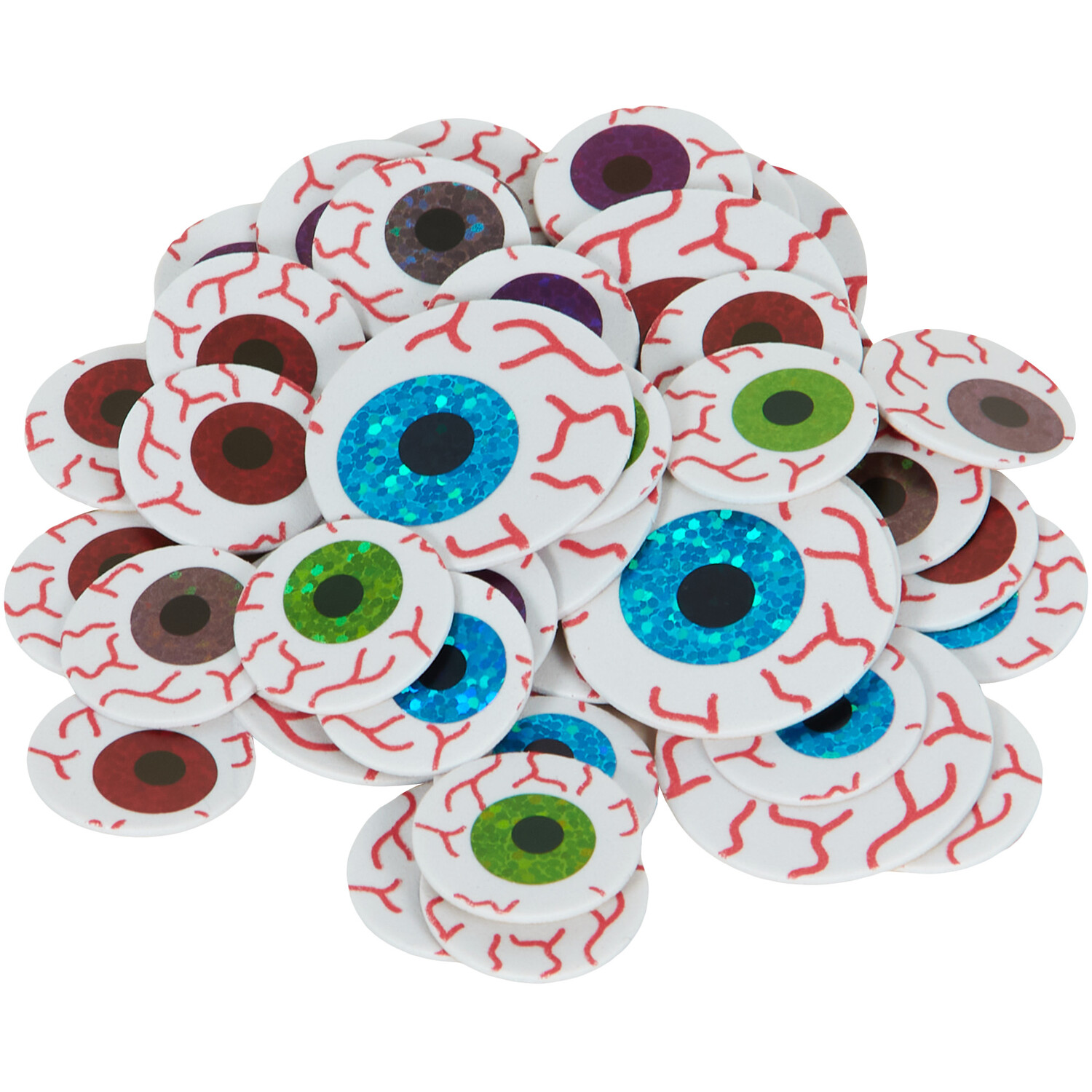 Pack of 56 Eyeball Foam Stickers Image 2