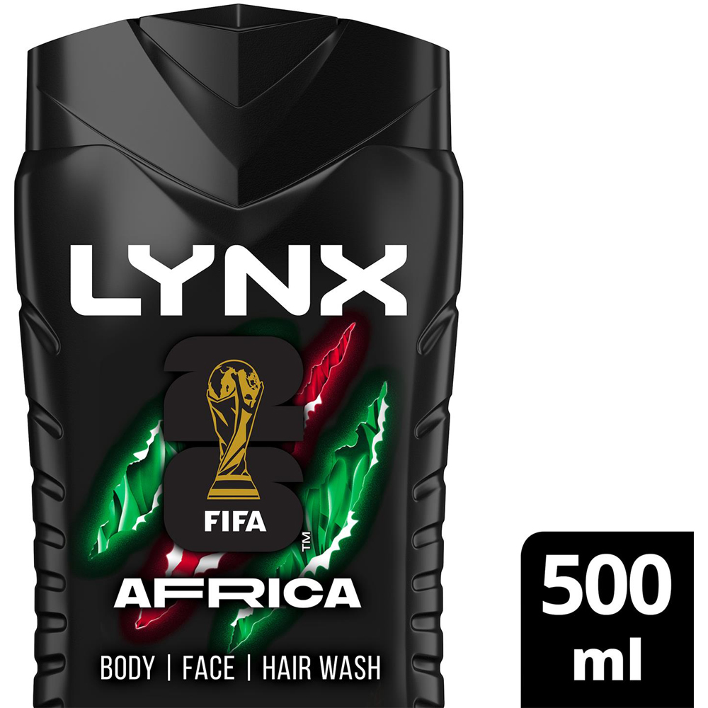 Lynx Africa Mandarin and Sandalwood Energy Boost Shower Gel 500ml 24 Pack Image 4
