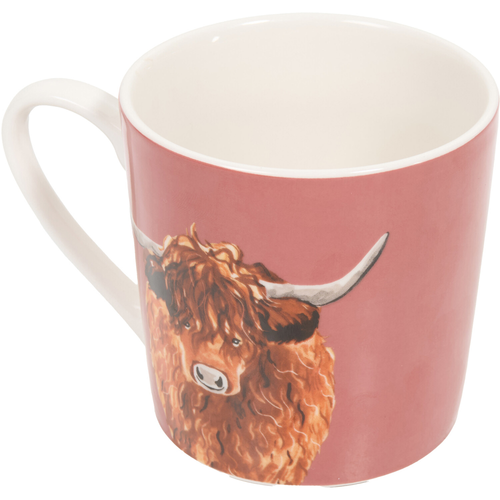 Set of 4 Highland Cow Conical Mugs Image 5