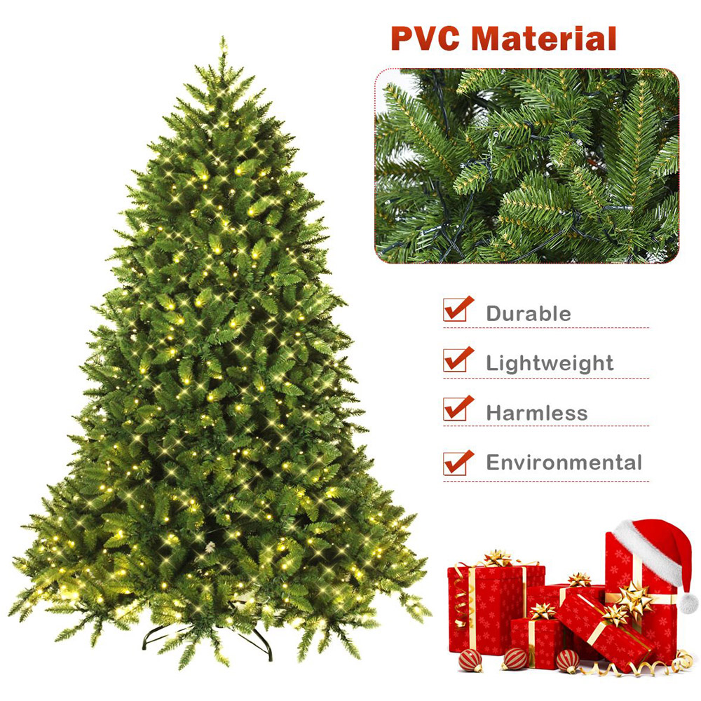 Costway Pre Lit Warm White LED Artificial Christmas Tree 5ft Image 6