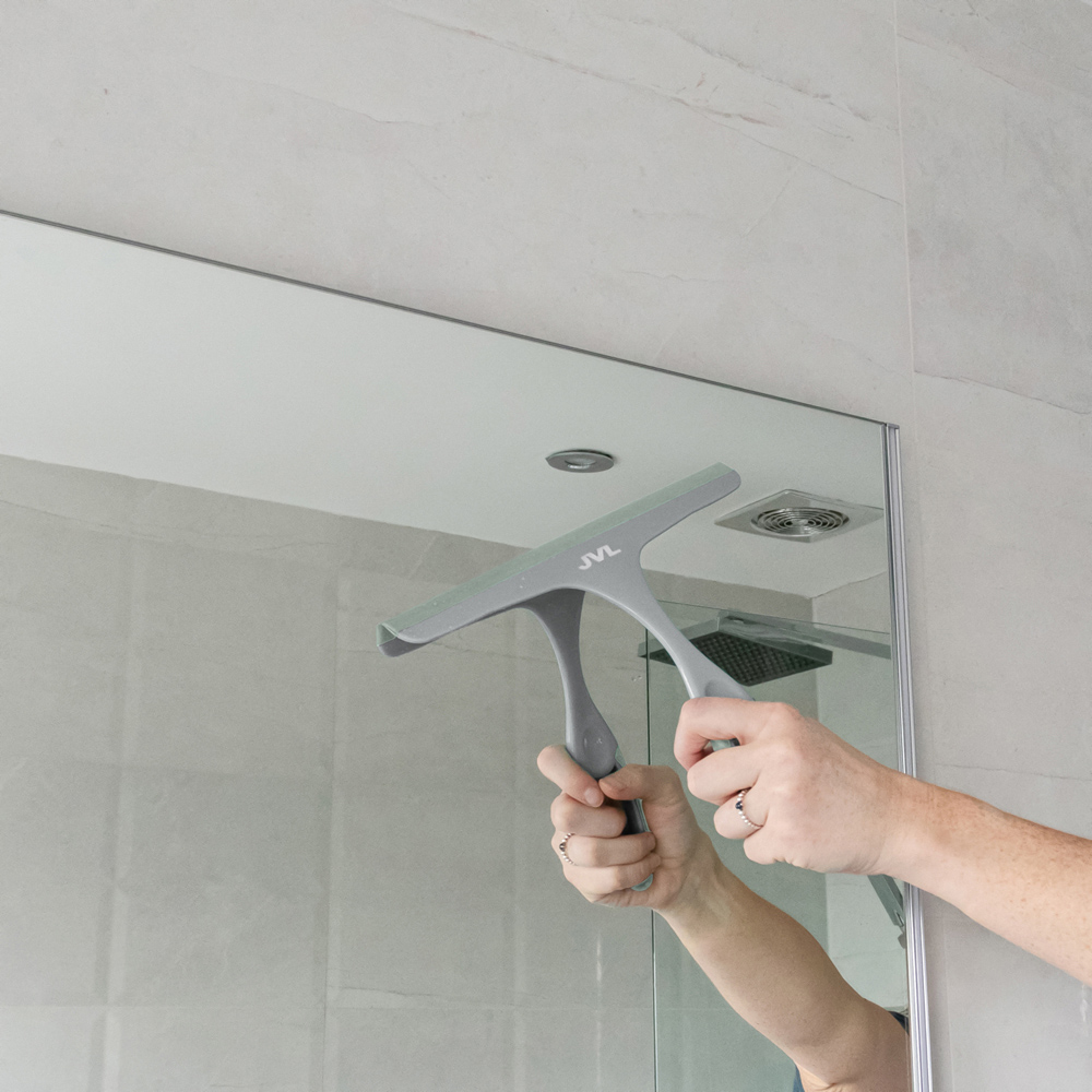 JVL Cleaning Grey Hand Held Window Squeegee 3 Pack Image 2
