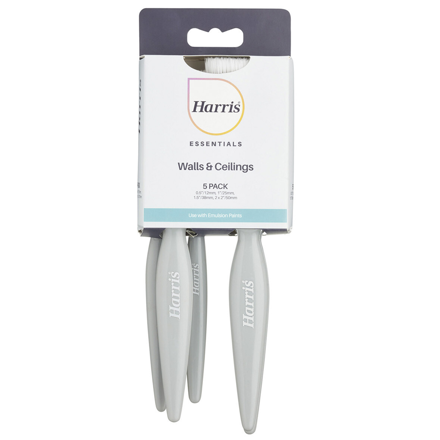 Harris 7 Pack Essentials Walls and Ceilings Brush Image 1