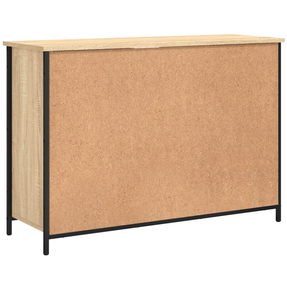 vidaXL 2 Door 3 Shelf Sonoma Oak Sideboard Image 8