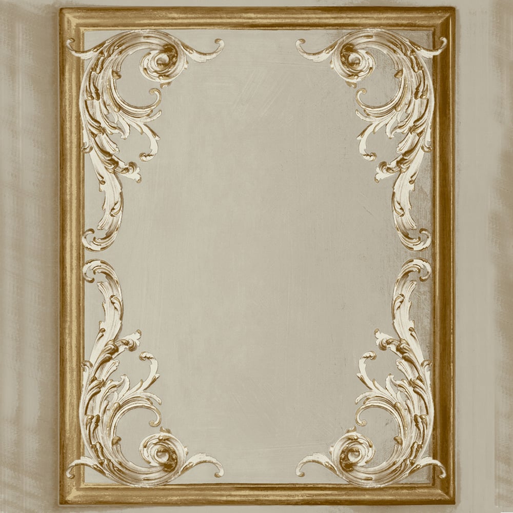 Grandeco Rococo Plaster Panel Neutral Beige Wallpaper By Paul Moneypenny Image 1