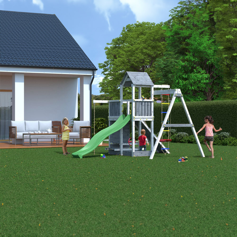 Shire Kids Grey and White Activer with Swing Image 3