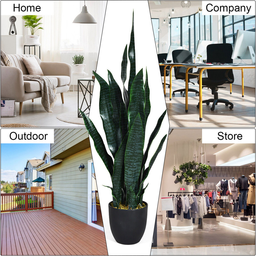 Sansevieria Artificial Plant with Pot 93cm Image 6