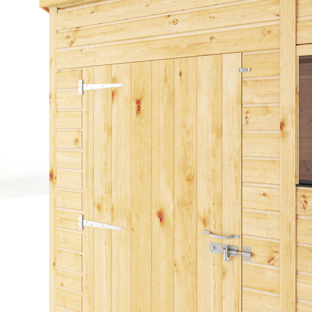 Mercia Woodsman 8 x 6ft Shiplap Pent Shed Image 4