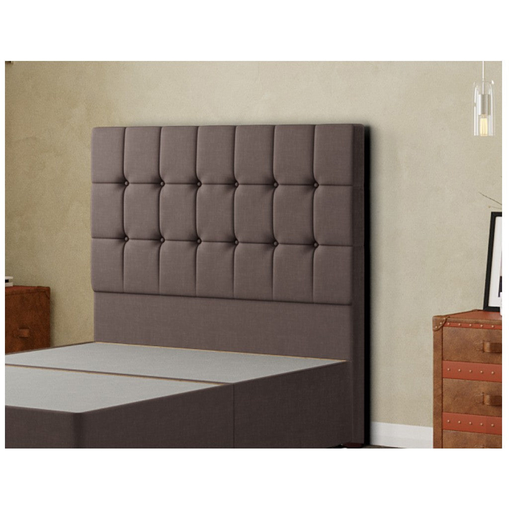 Eleganza Venezia Super King Size Slate Malham Weave Floor Standing Headboard Image 3