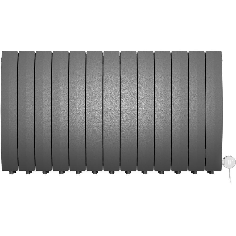 Terma Bergamo Wi-Fi Graphite Grey Electric Radiator 1500W 590 x 1040mm ...