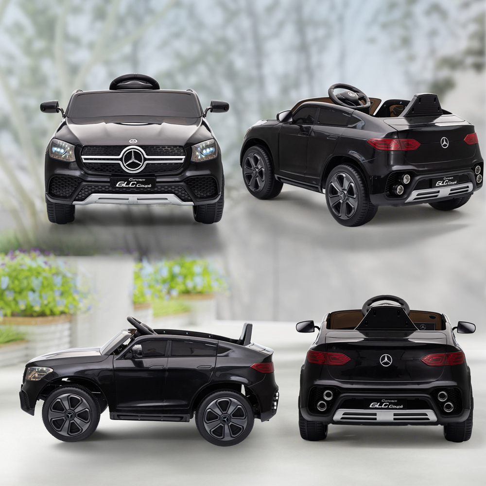 Tommy Toys Black Mercedes Benz GLC Licensed Kids Ride on Car with Remote Image 3