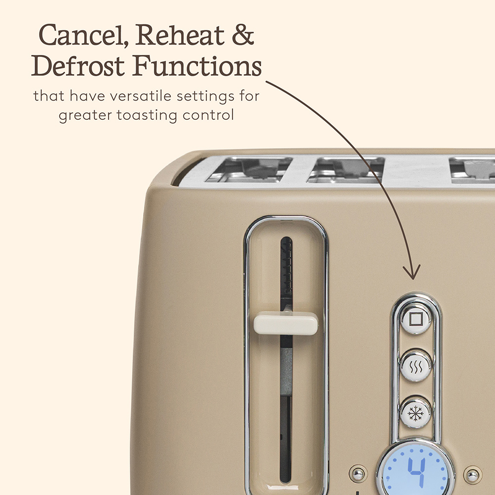 Haden Dorchester 212887 Cashmere 4 Slice Toaster Image 6