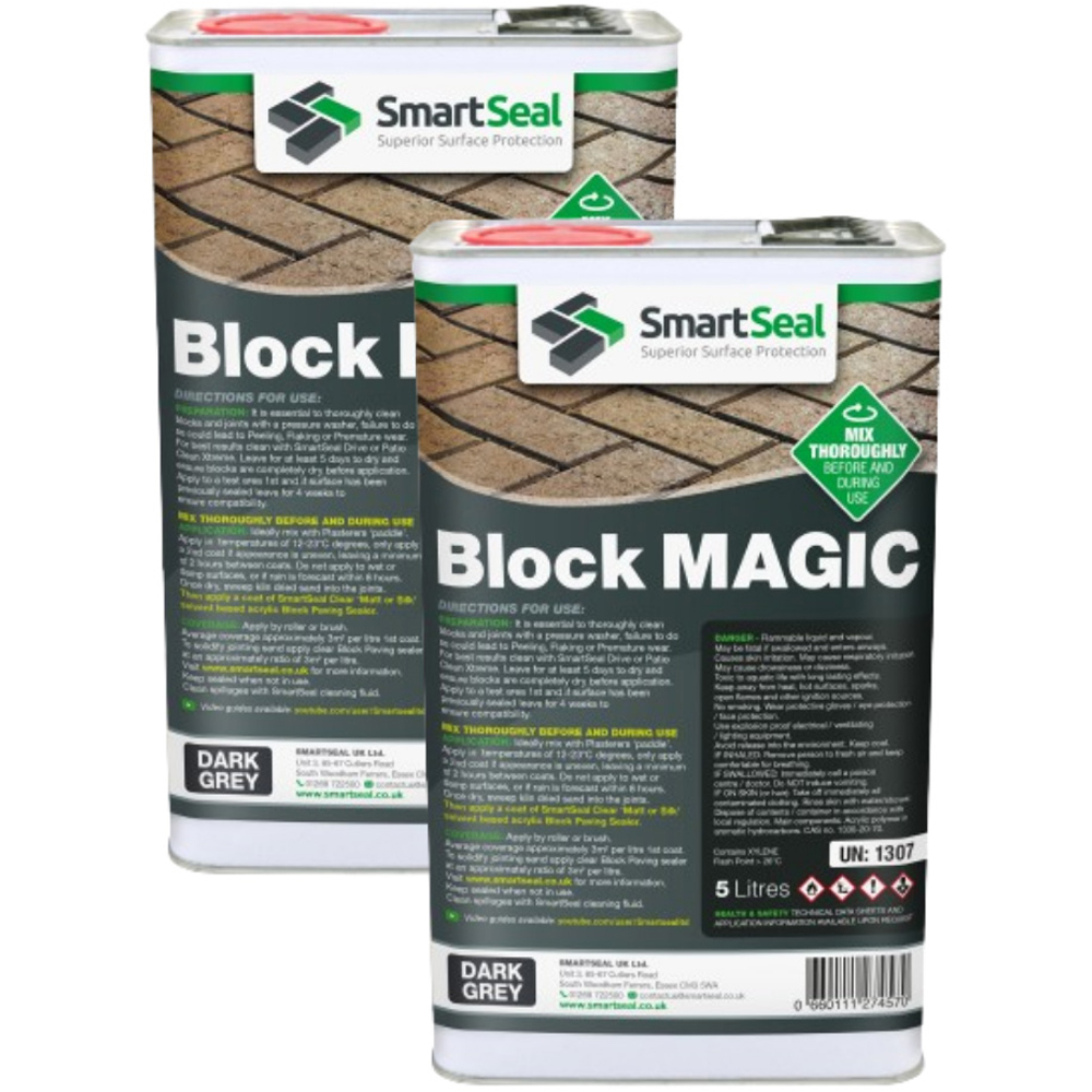 SmartSeal Dark Grey Block Magic 5L 2 Pack Image 1