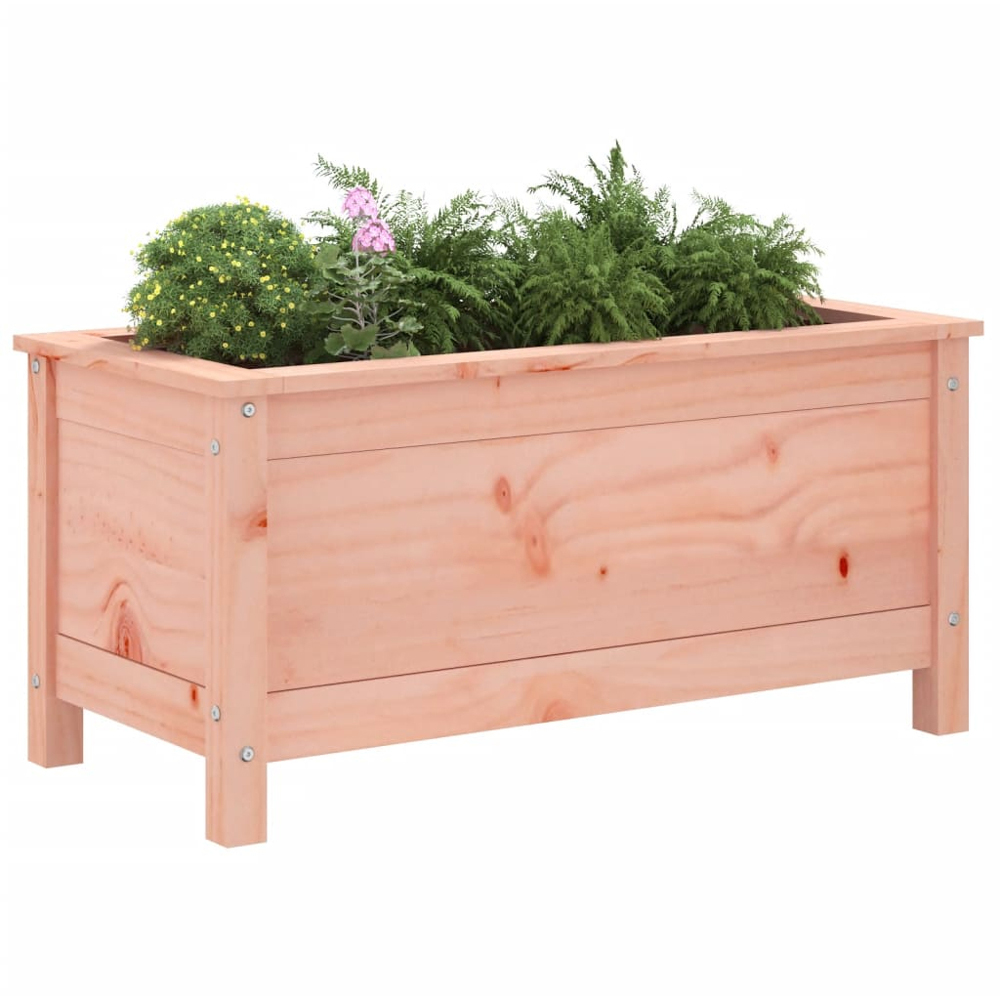 vidaXL Brown Solid Douglas Wood Garden Planter 39 x 82.5 x 40cm Image 2