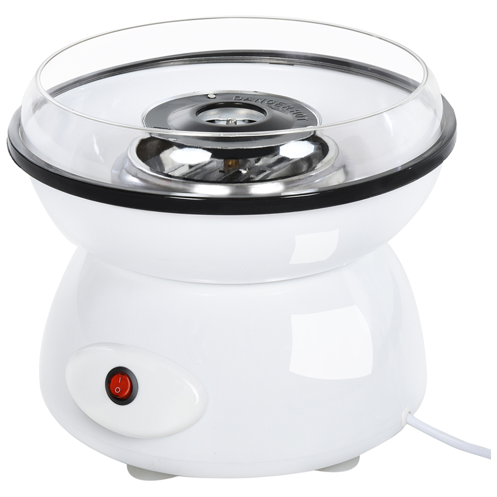 HOMCOM 800-060WT 450W White Non-Stick Electric Candyfloss Machine Kit Image 1