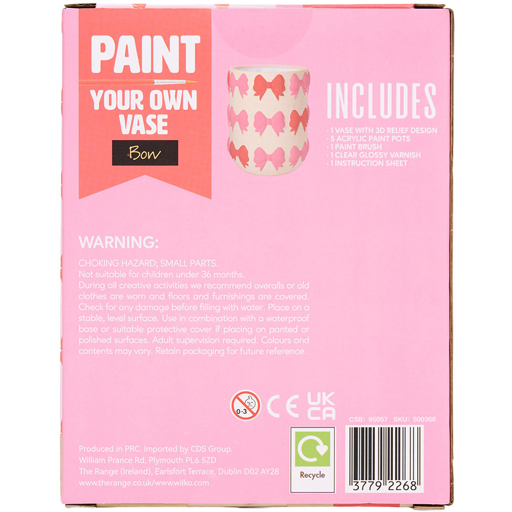 Paint Your Own Vase Craft Kit Image 7