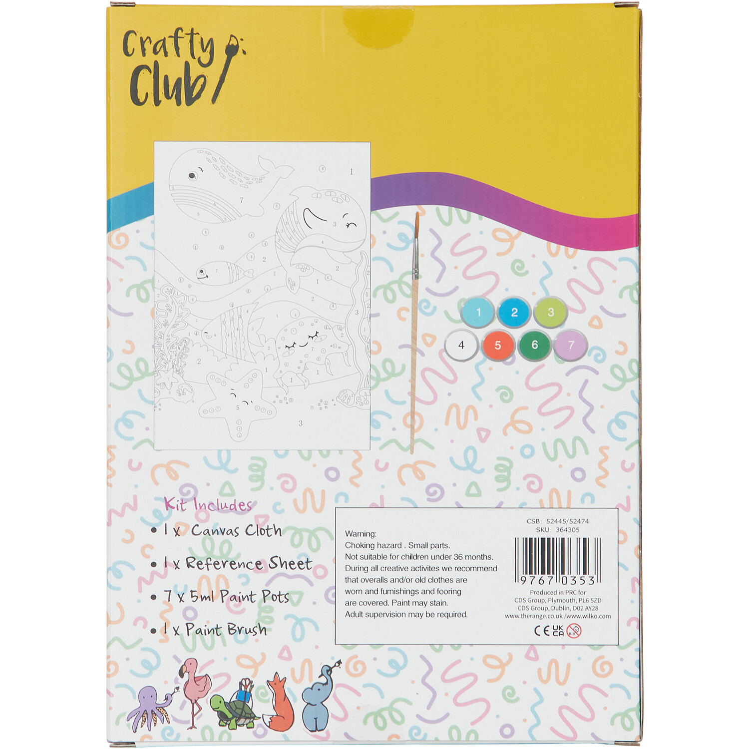 Crafty Club Kids Painting by Numbers Image 3
