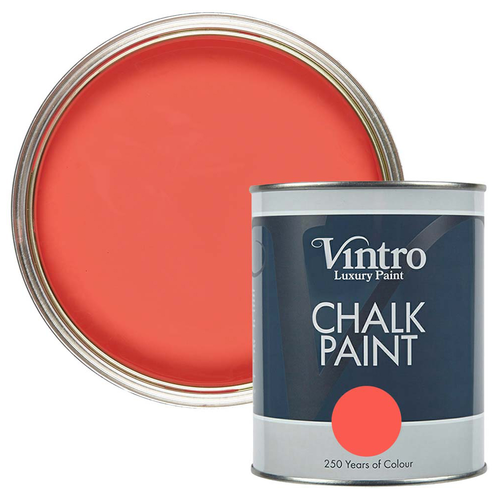 Vintro Paint Medusa Coral Matt Finish Chalk Paint 1L Image 1