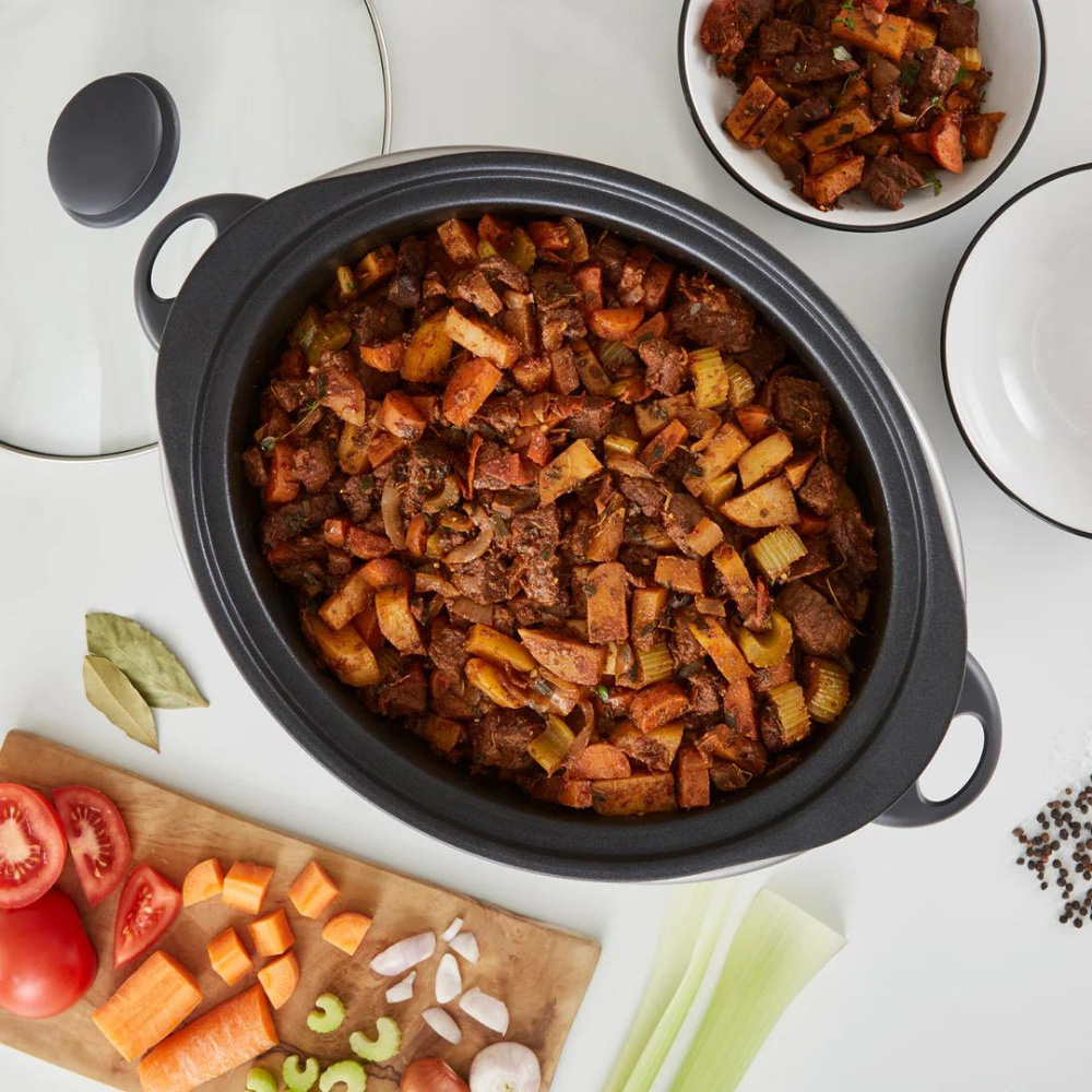 Morphy Richards Sear and Stew 461022 Grey Titanium 6.5L Slow Cooker Image 2
