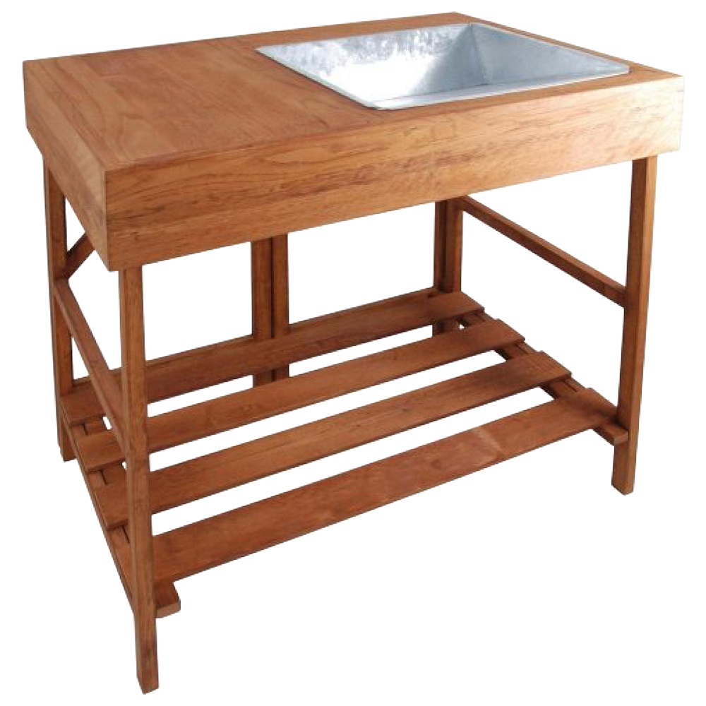 Fallen Fruits Hardwood and FSC Mix Potting Bench Image