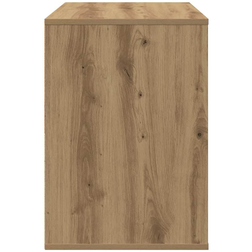 vidaXL 3 Drawer Artisanal Oak Wooden Chest of Drawers Image 5