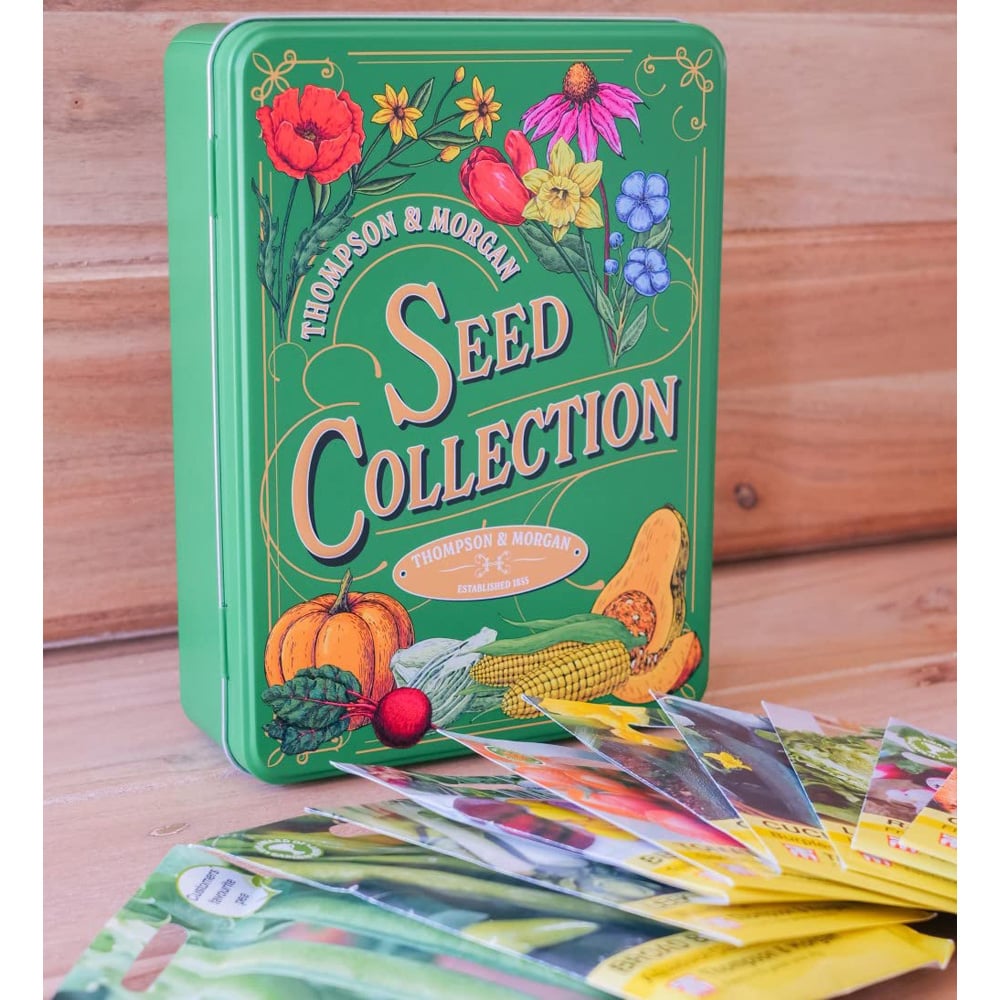 Thompson & Morgan Hard Good Seed Collection Tin with Veg Seed Image 5
