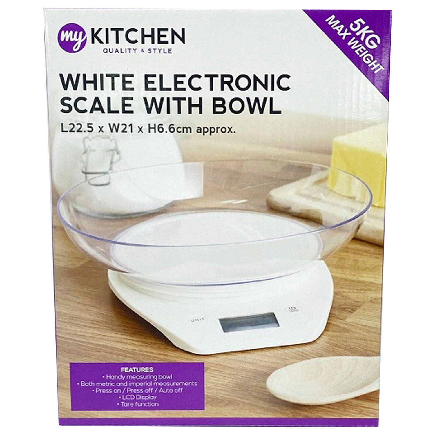 MY Removable Bowl Electronic Kitchen Scale Image