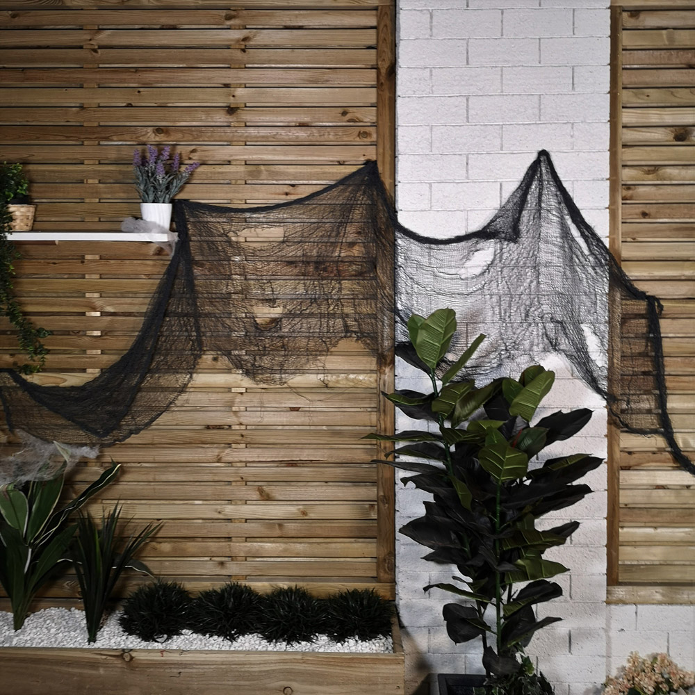 Samuel Alexander Black Freaky Fabric Net Halloween Decoration 2.9m Image 7