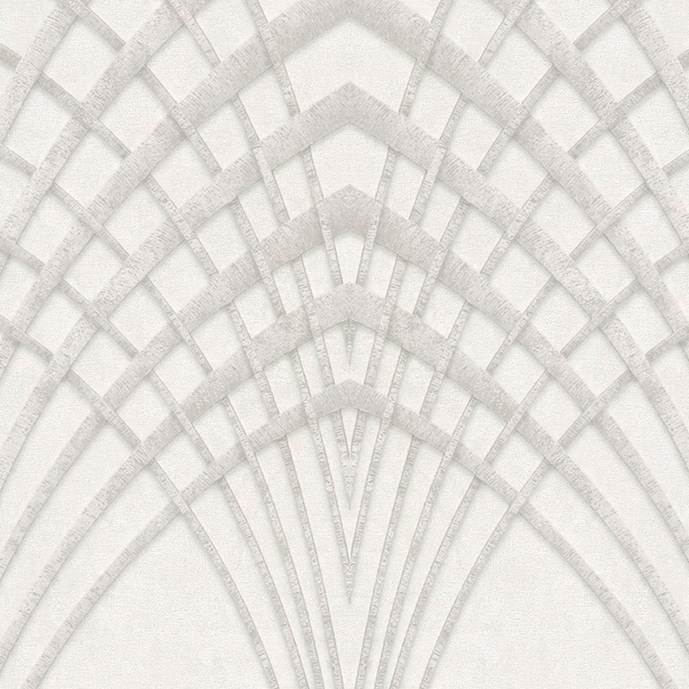 Galerie Avalon Pointed Arches Light Beige Wallpaper Image 1