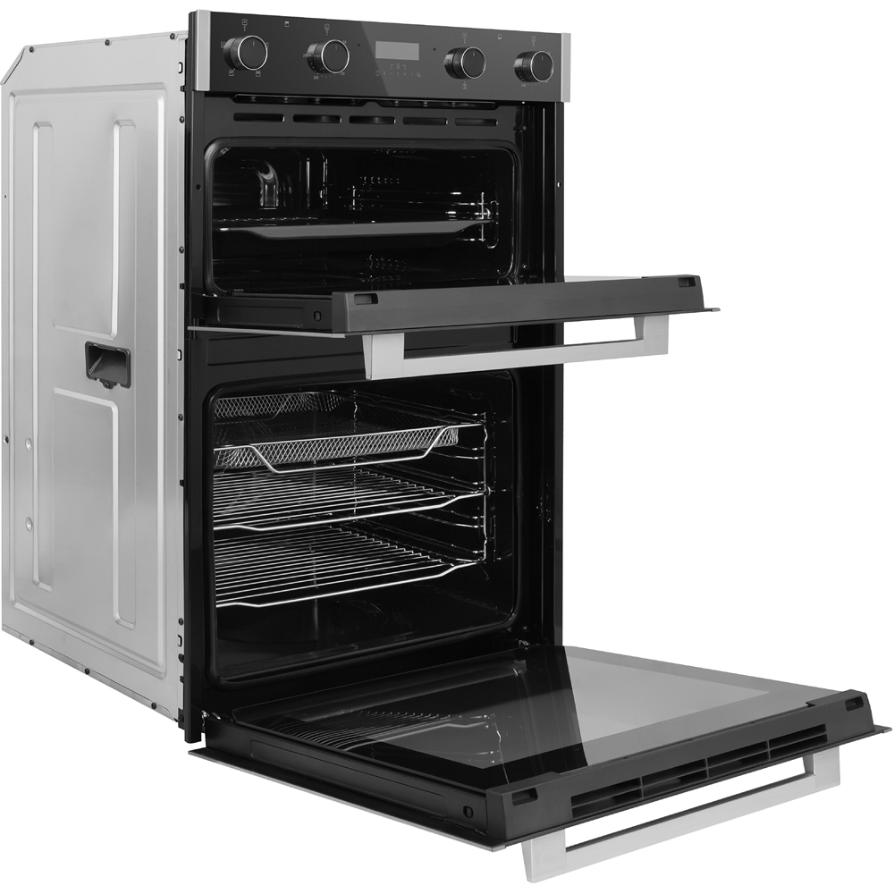 Russell Hobbs RH89DEO2003BS Black and Stainless Steel 89cm Built-In High Electric Double Oven Image 4