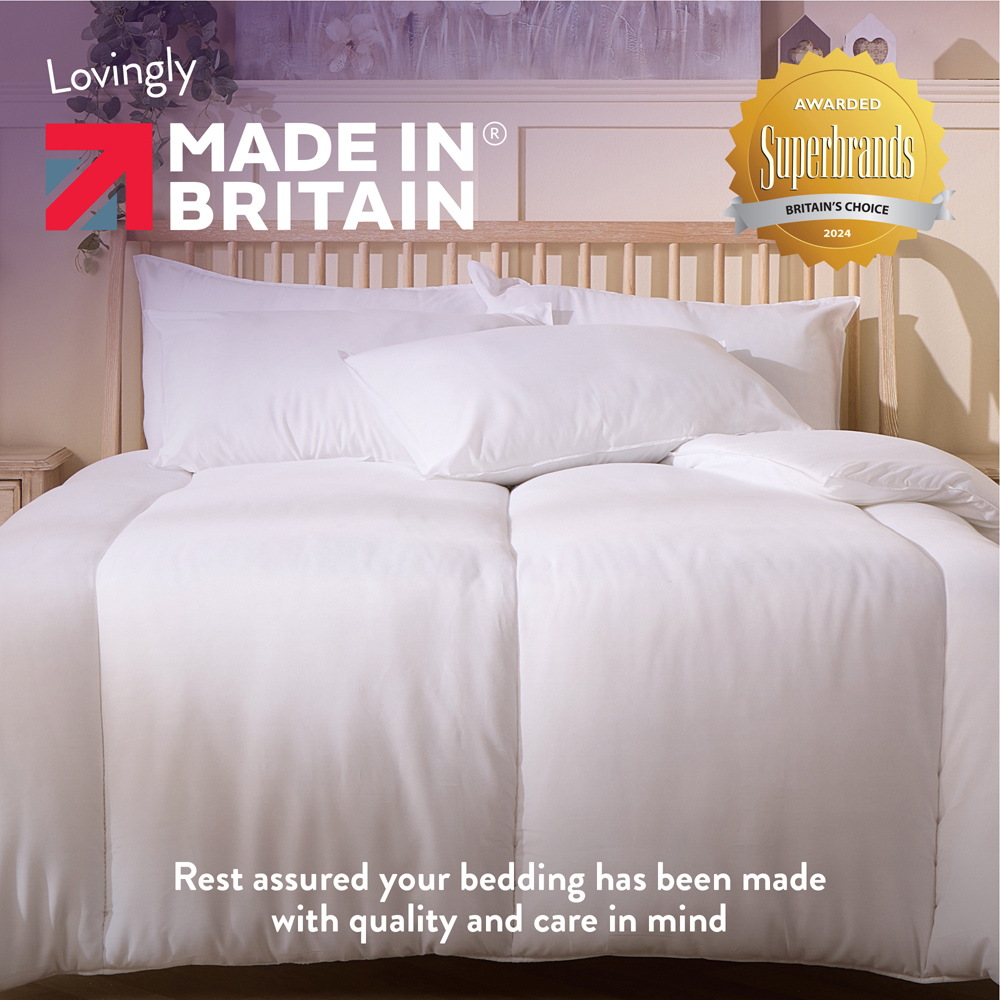 Slumberdown Single White Feels Like Down Duvet 13.5 Tog Image 6