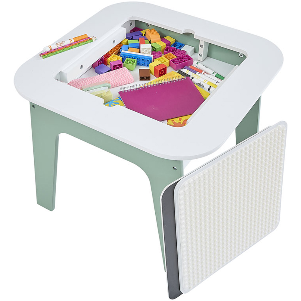 Liberty House Toys 4-in-1 2 Seater Kids Play Table and Chairs Set Image 4