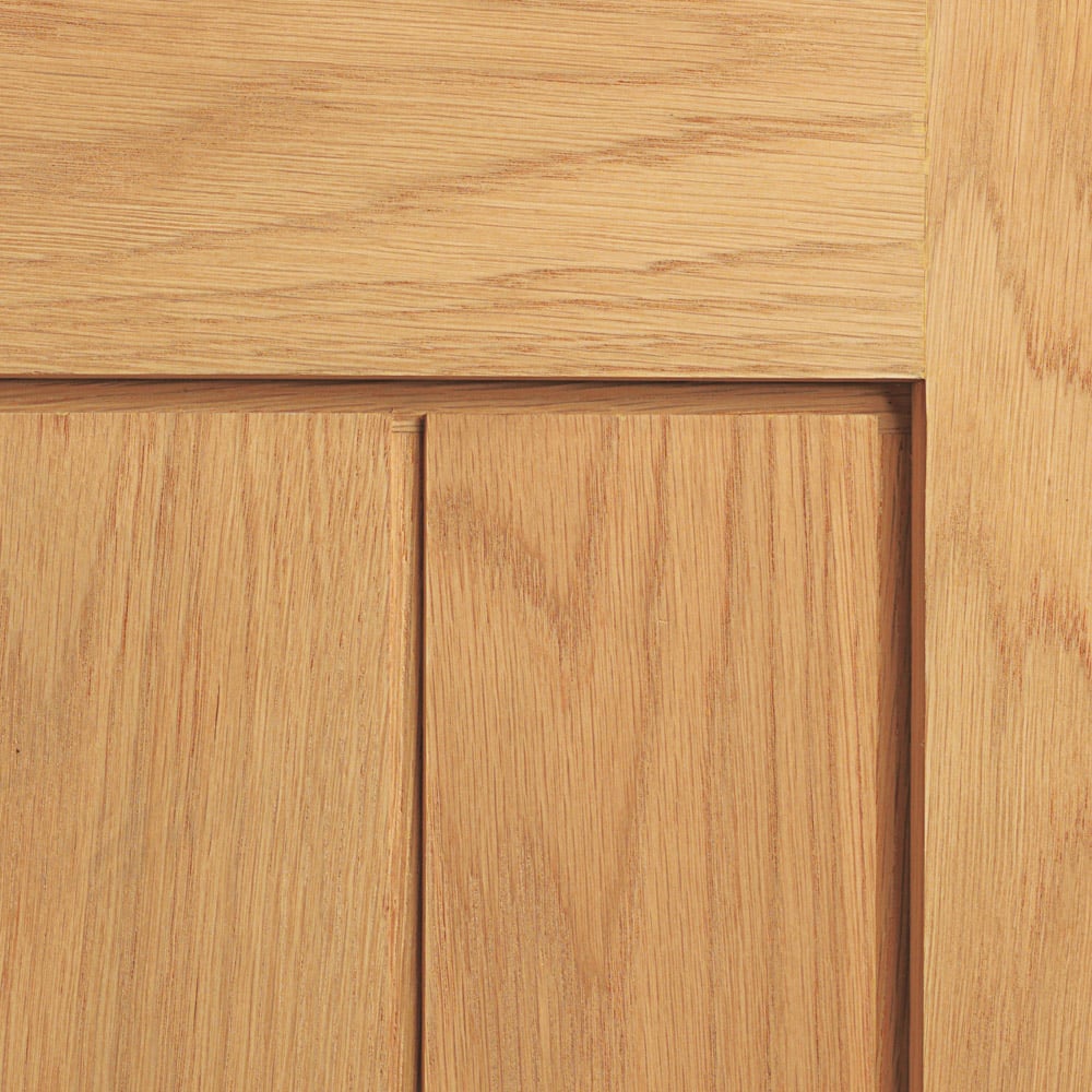 JB Kind Thames Oak Veneered Finished Internal Door 1981 x 610mm Image 3