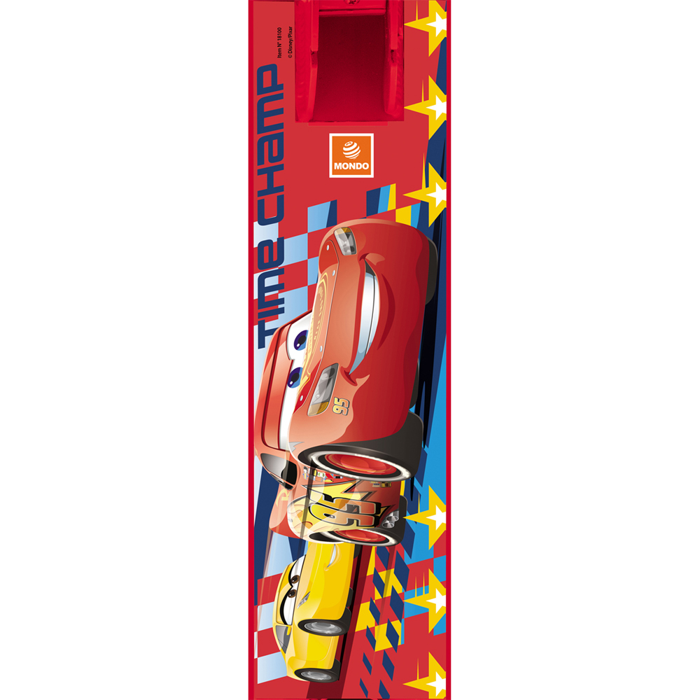 Mondo Kids Disney Cars Lightning McQueen 2 Wheel Foldable Scooter with Adjustable Handlebar Image 4