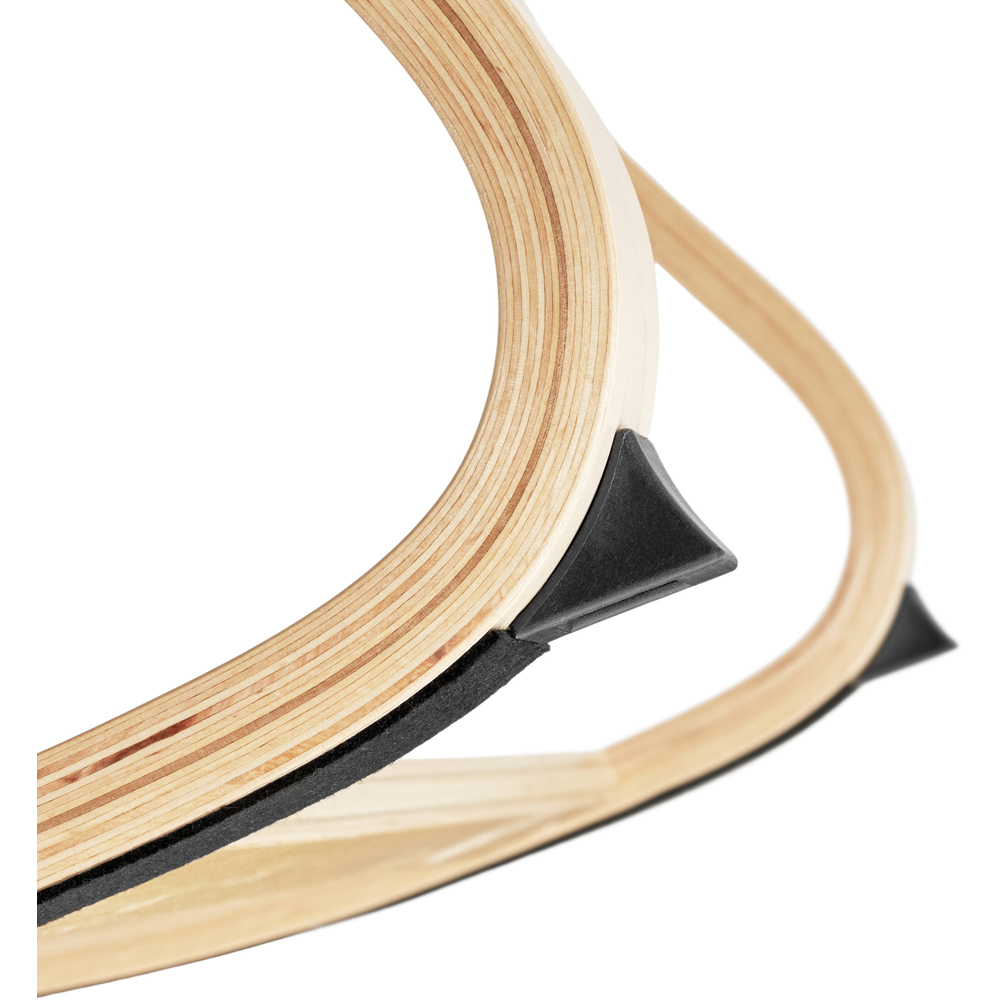 tectake Roca Beige Rocking Chair with Armrest Image 6