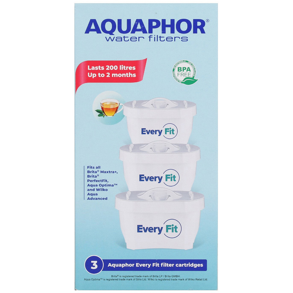 Pack of 3 Aquaphor Every Fit Filter Cartridges Image
