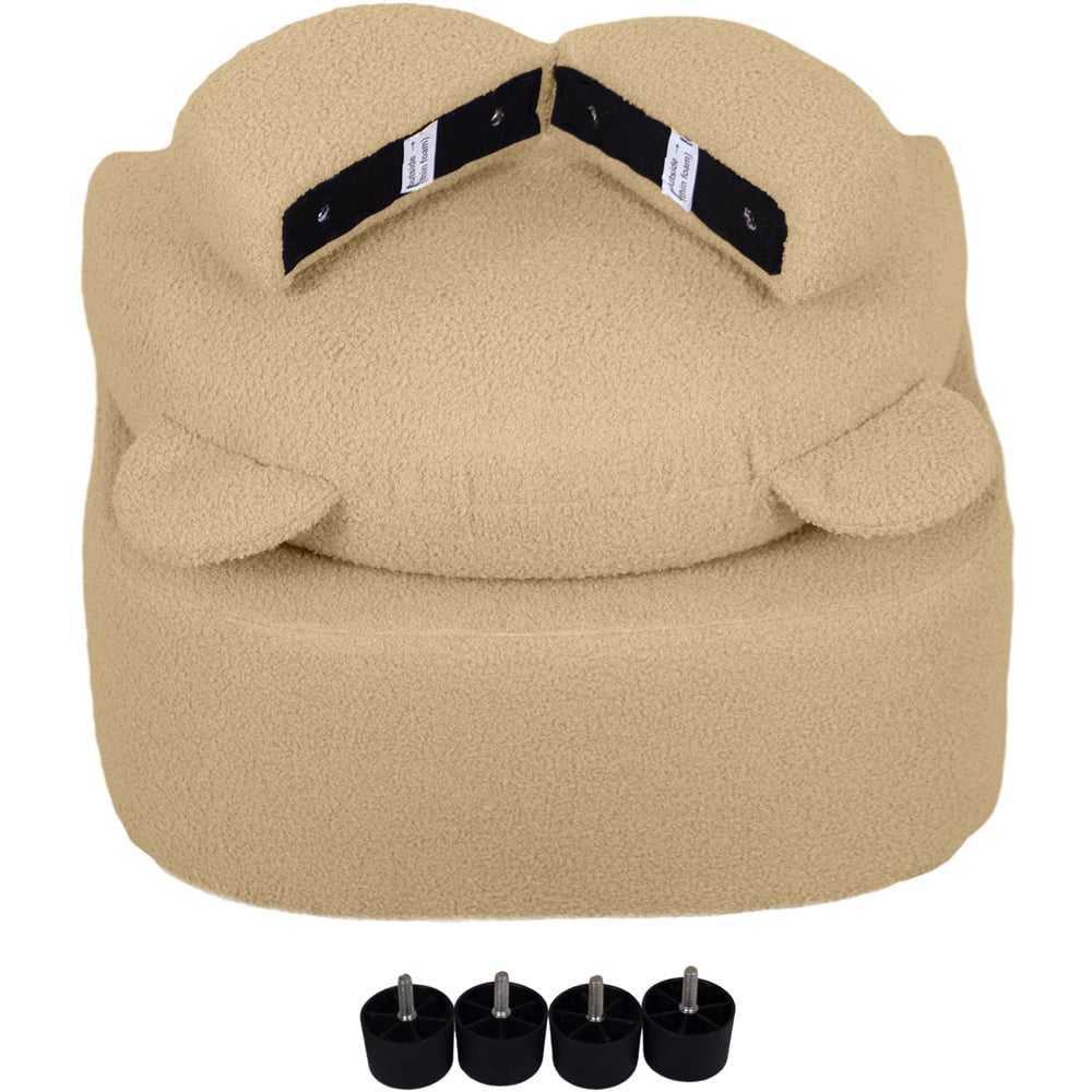 AIYAPLAY Khaki Bear Shaped Kids Armchair Image 3