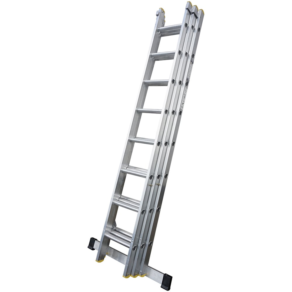 Lyte Ladders & Towers EN131-2 Professional 3 Section 24 Rung Extension Ladder Image 1