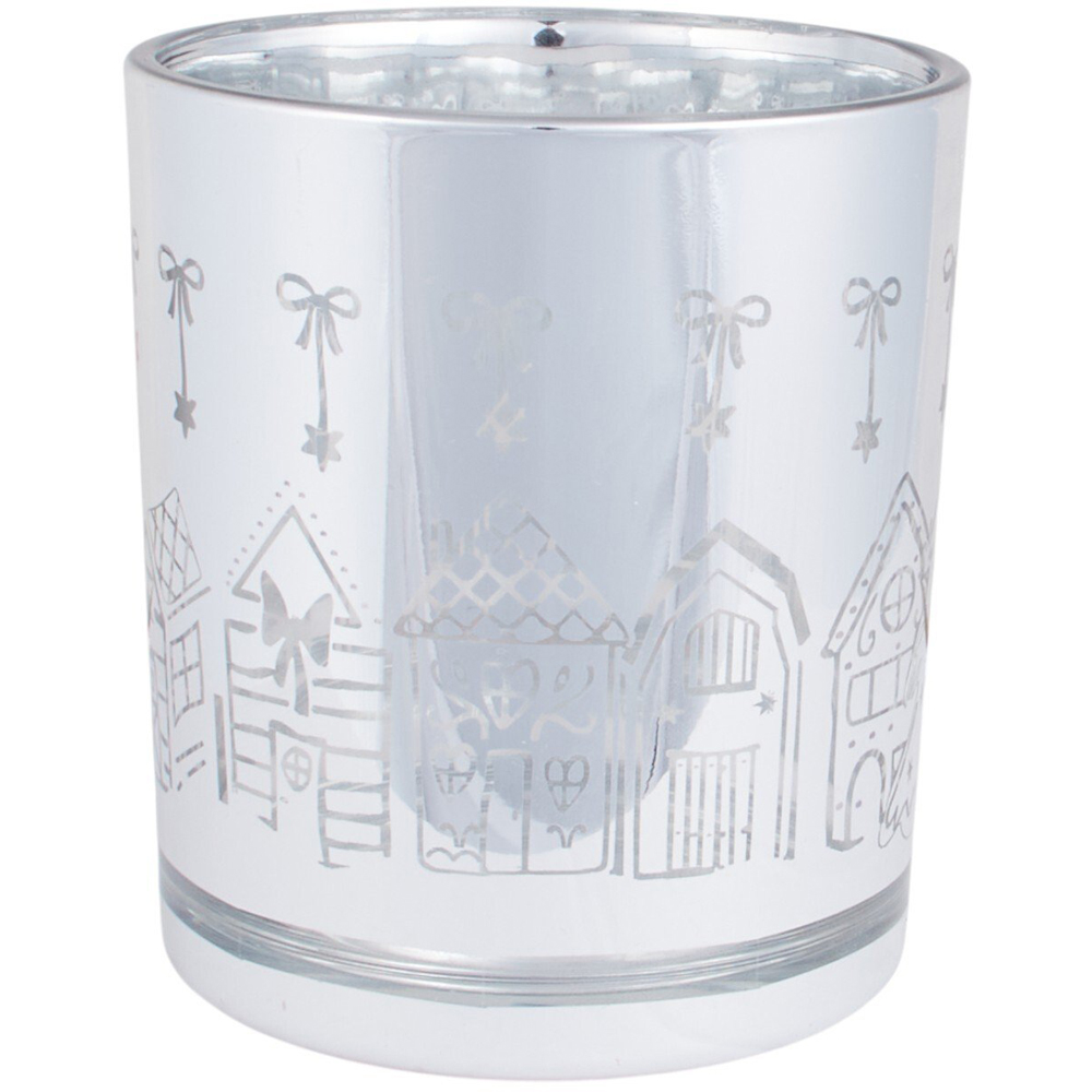 Christmas Glass Candle Holder Image 5