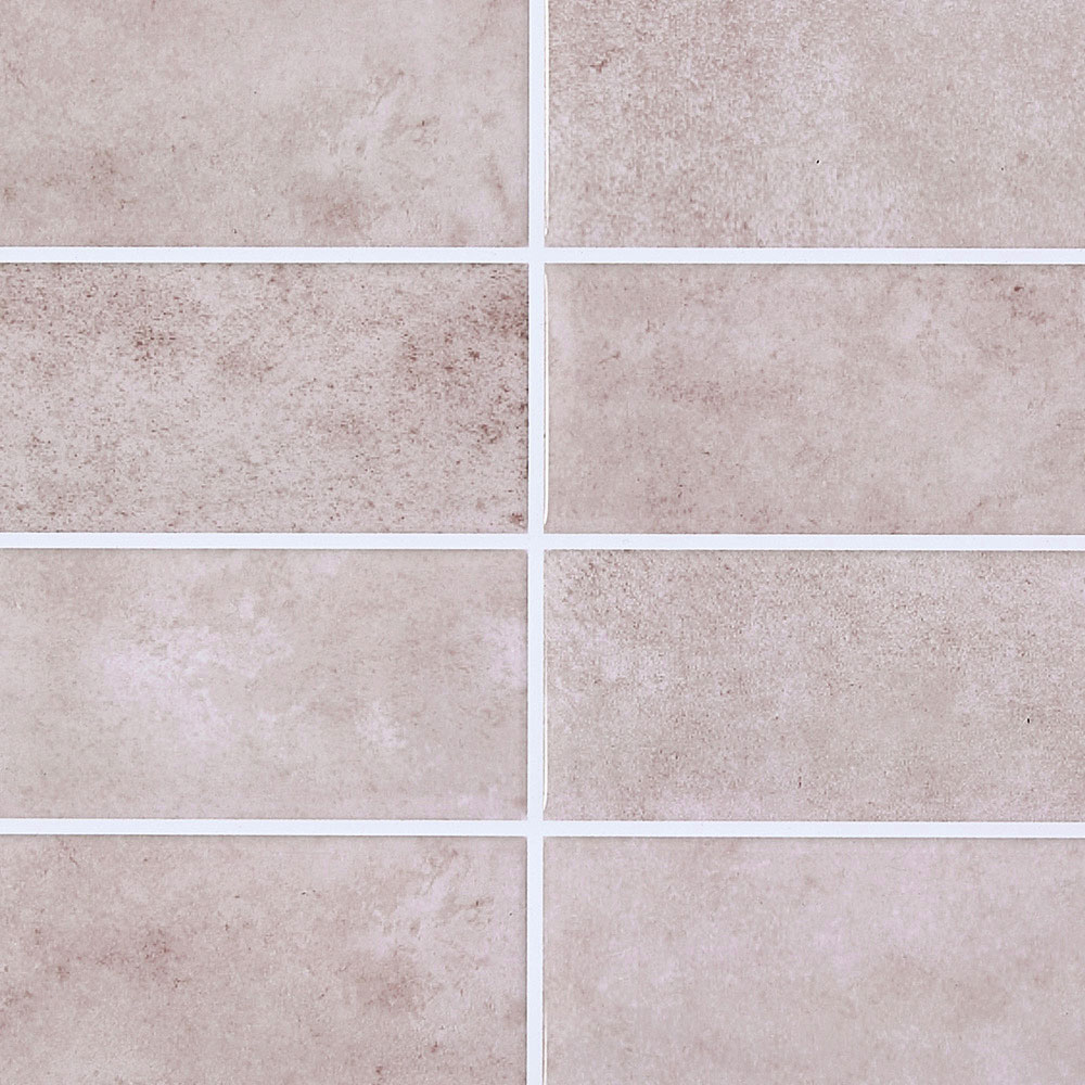 Living and Home Grid Effect Light Pink Peel and Stick Wall Tile Sticker 10 Pack Image 5