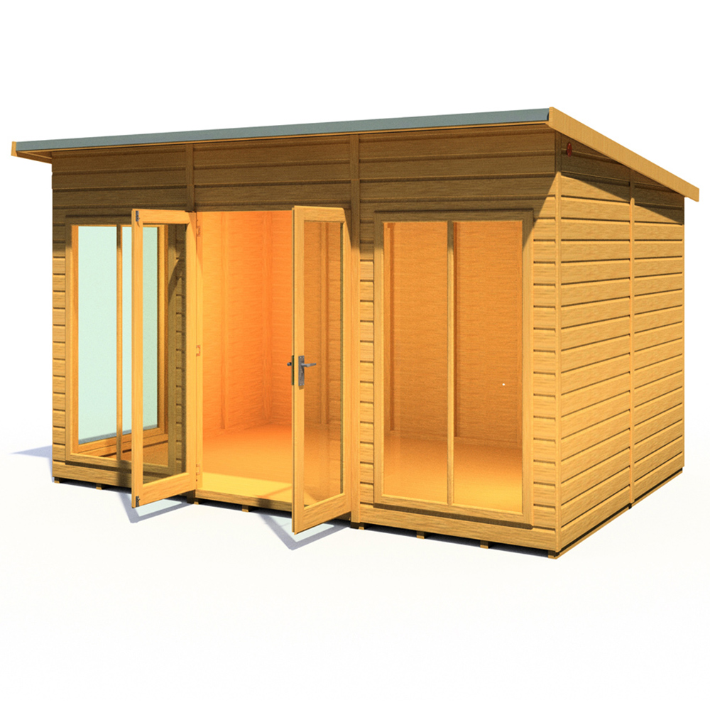 Shire Lela 12 x 8ft Double Door Summerhouse Image 3