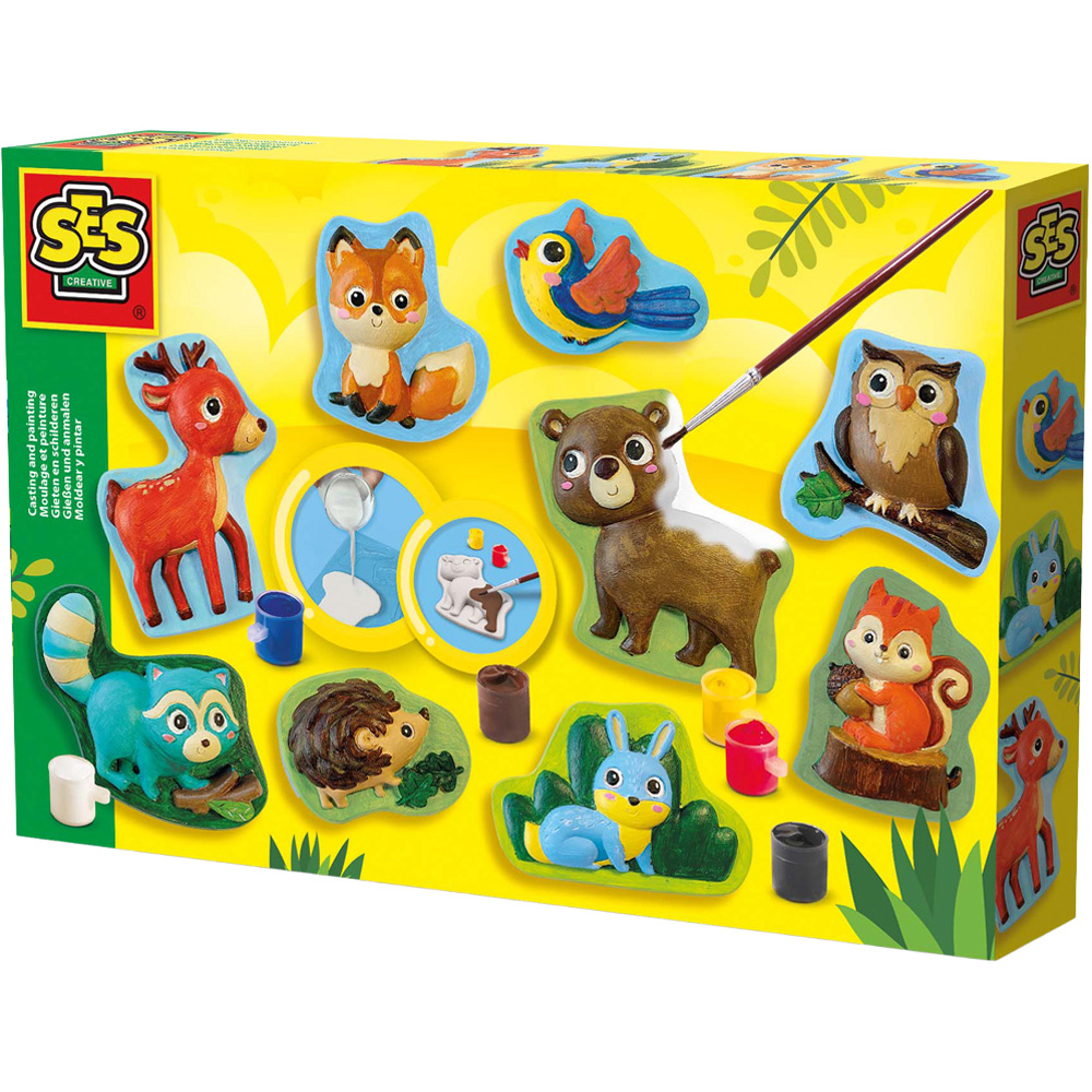 SES Creative Casting and Painting Forest Animals Set Image 1
