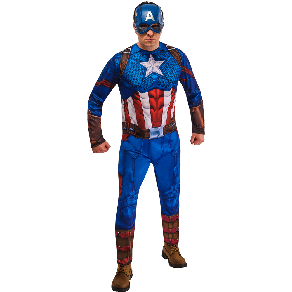 Marvel Classic Captain America Adult Costume Medium Image 5