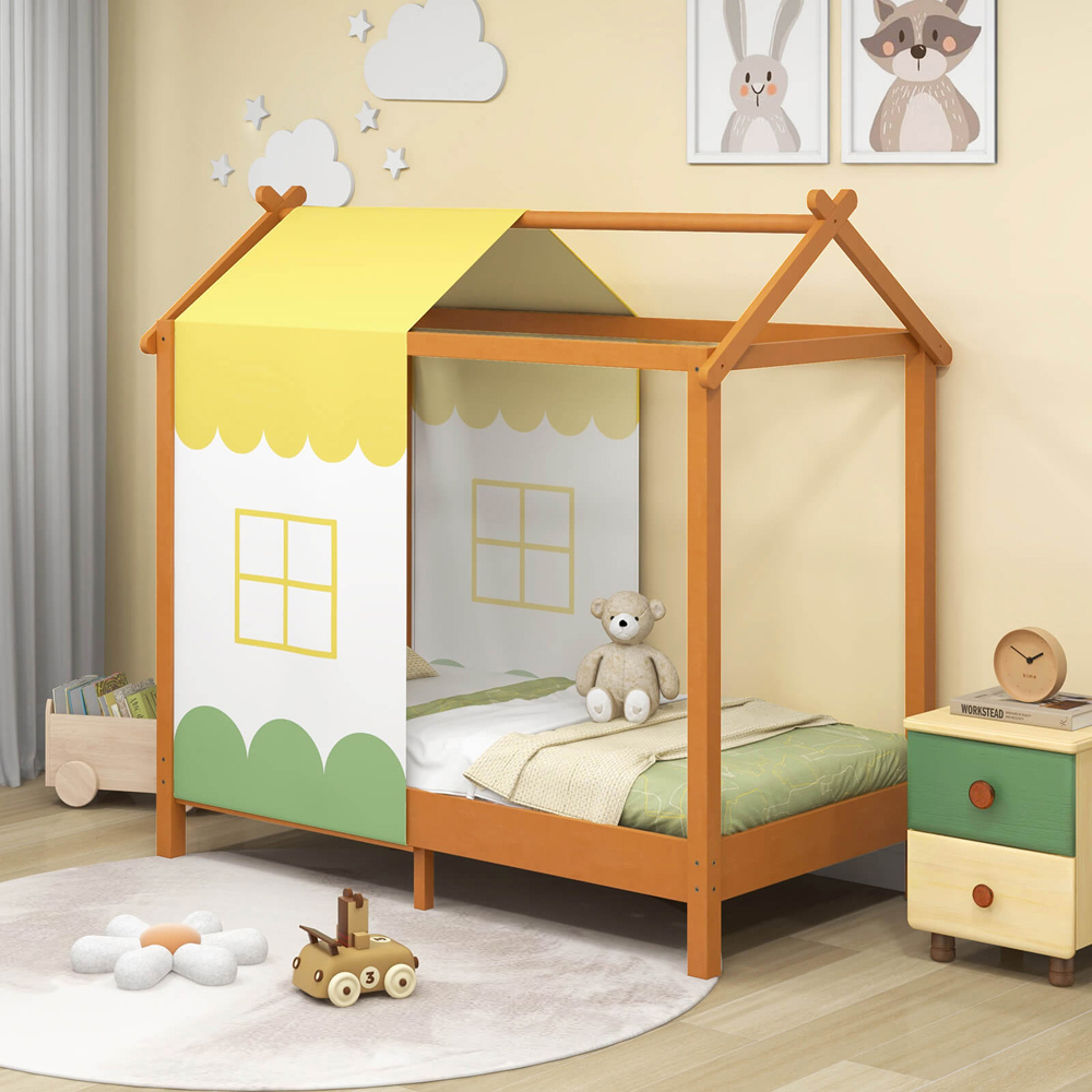 Costway Kids House Bed Image 5