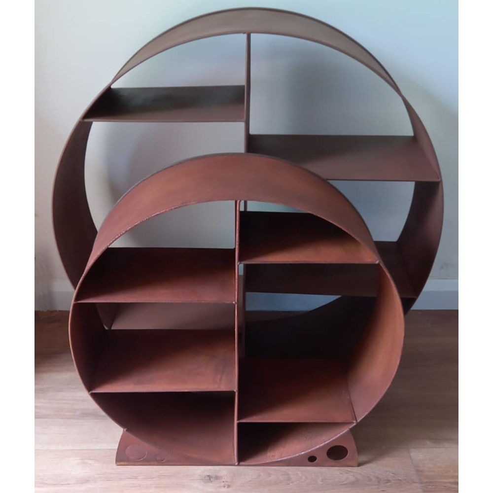 Inspirational Gifting Rustic Round Steel Log Holder 60cm Image 5